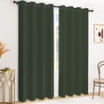 thumbnail image 1 of Tchckioa 52x84 Inch Blackout Curtains for Dorm Room,Thermal Insulated Window Drapes,Grommet Top,Set of 2, 1 of 6