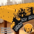 thumbnail image 1 of Tchckioa 60x84 Inch Rectangular Tablecloth for Kitchen Dining,Washable Table Cover(Happy Halloween Decor), 1 of 6