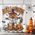 thumbnail image 1 of Tchckioa 72x72 Inch Halloween Shower Curtain,Waterproof Hooks Bath Curtain for Bathtub, 1 of 8