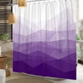 thumbnail image 1 of Tchckioa 72x84 Inch Gradient Purple Shower Curtain,Waterproof Hooks Bath Curtain Decor for Bathroom, 1 of 6