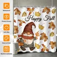thumbnail image 1 of Tchckioa Autumn Happy Fall Shower Curtain,72x72 Inch Privacy Protection Hooks Bath Curtain for Bathroom, 1 of 6
