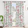 thumbnail image 1 of Tchckioa Blackout Curtains,Thermal Insulated Grommet Drapes for Living Room,42x96 Inch,2 Panels,Watercolor Floral, 1 of 9