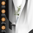 thumbnail image 1 of Tchckioa Blackout Curtains for Living Room,42x84 Inch Geometry Lines Grommet Drapes,2 Panels, 1 of 6
