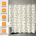 thumbnail image 1 of Tchckioa Boho Printed Shower Curtain,47x72 Inch Waterproof Hooks Bath Curtain Decor for Bathroom,Yellow, 1 of 6