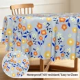 thumbnail image 1 of Tchckioa Boho Tablecloth,70 Inch Round Stain Proof Table Cloth Cover for Restaurant Decor, 1 of 6