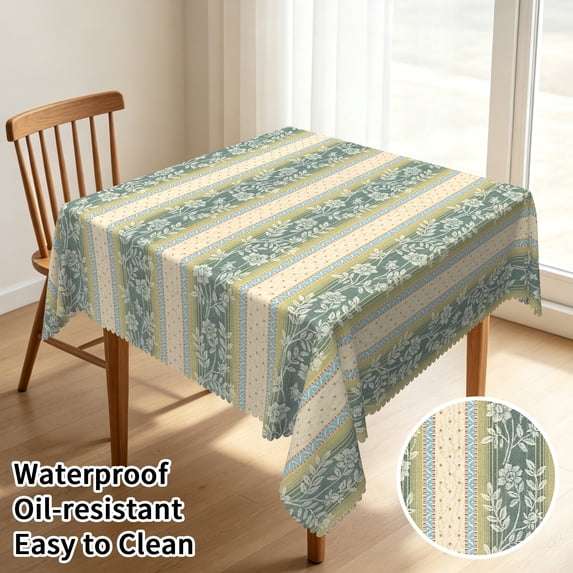 Tchckioa Boho Tribal Tablecloth for Restaurant Decor,54x54 Inch Square Stain Proof Table Cloth Cover