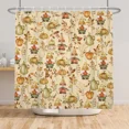 thumbnail image 1 of Tchckioa Fall Gnome Pumpkin Shower Curtain,Privacy Protection Hooks Bath Curtain for Bathtub Decor 72x72 Inch, 1 of 6