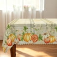 thumbnail image 1 of Tchckioa Fall Thanksgiving Plaid Tablecloth,Waterproof Washable Table Cover for Kitchen Dining Decor(Rectangle,60x102 Inch), 1 of 6