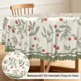 thumbnail image 1 of Tchckioa Green Leaf Tablecloth for Restaurant Decor,Stain Proof Table Cloth Cover,60 Inch,Round, 1 of 6
