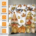 thumbnail image 1 of Tchckioa Happy Fall Shower Curtain for Bathroom,Waterproof Hooks Bath Curtain,Leaves Gnome,72x72, 1 of 6
