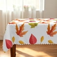 thumbnail image 1 of Tchckioa Maple Leaf Tablecloth for Kitchen Dining,Stain Proof Table Cover,60x84 Rectangular, 1 of 6