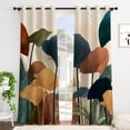 thumbnail image 1 of Tchckioa Minimalist Blackout Curtains for Bedroom Living Room,Grommet Window Drapes,2 Panels,52x96 Inch, 1 of 8