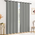 thumbnail image 1 of Tchckioa Minimalist Blackout Curtains for Living Room,42x84 Inch Privacy Protection Window Drapes,Grommet Top,2 Panels, 1 of 6
