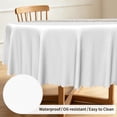 thumbnail image 1 of Tchckioa Minimalist Tablecloth for Kitchen Dining,Waterproof Stain Proof Table Cloth Cover,70 Inch Round, 1 of 6