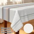 thumbnail image 1 of Tchckioa Minimalist Tablecloth,60x102 Inch Rectangle Waterproof Table Cloths for Kitchen Dining Decor, 1 of 6