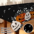 thumbnail image 1 of Tchckioa Pumpkin Ghost Tablecloth for Kitchen Dining,60x84 Inch Rectangular Waterproof Stain Proof Table Cover, 1 of 6