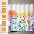 thumbnail image 1 of Tchckioa Rainbow Blending Shower Curtain,72x78 Inch Waterproof Hooks Bath Curtain for Bathroom, 1 of 6