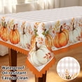 thumbnail image 1 of Tchckioa Rectangle Tablecloth,Stain Proof Waterproof Table Cloths for Dining(Autumn Grid Pumpkin,60x120 Inch), 1 of 6