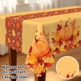 thumbnail image 1 of Tchckioa Tablecloth for Kitchen Dining,Maple Leaf Pumpkin Waterproof Table Cover(Orange,Rectangle 52x70 Inch), 1 of 6