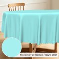 thumbnail image 1 of Tchckioa Tiffany Blue Tablecloth,Stain Proof Table Cloth Cover for Kitchen Party Decor,70 Inch,Round, 1 of 6
