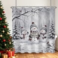 thumbnail image 1 of Tchckioa Waterproof Shower Curtain for Batnroom,Christmas Holiday Hooks Bath Curtain Decor,47x72 Inch, 1 of 6