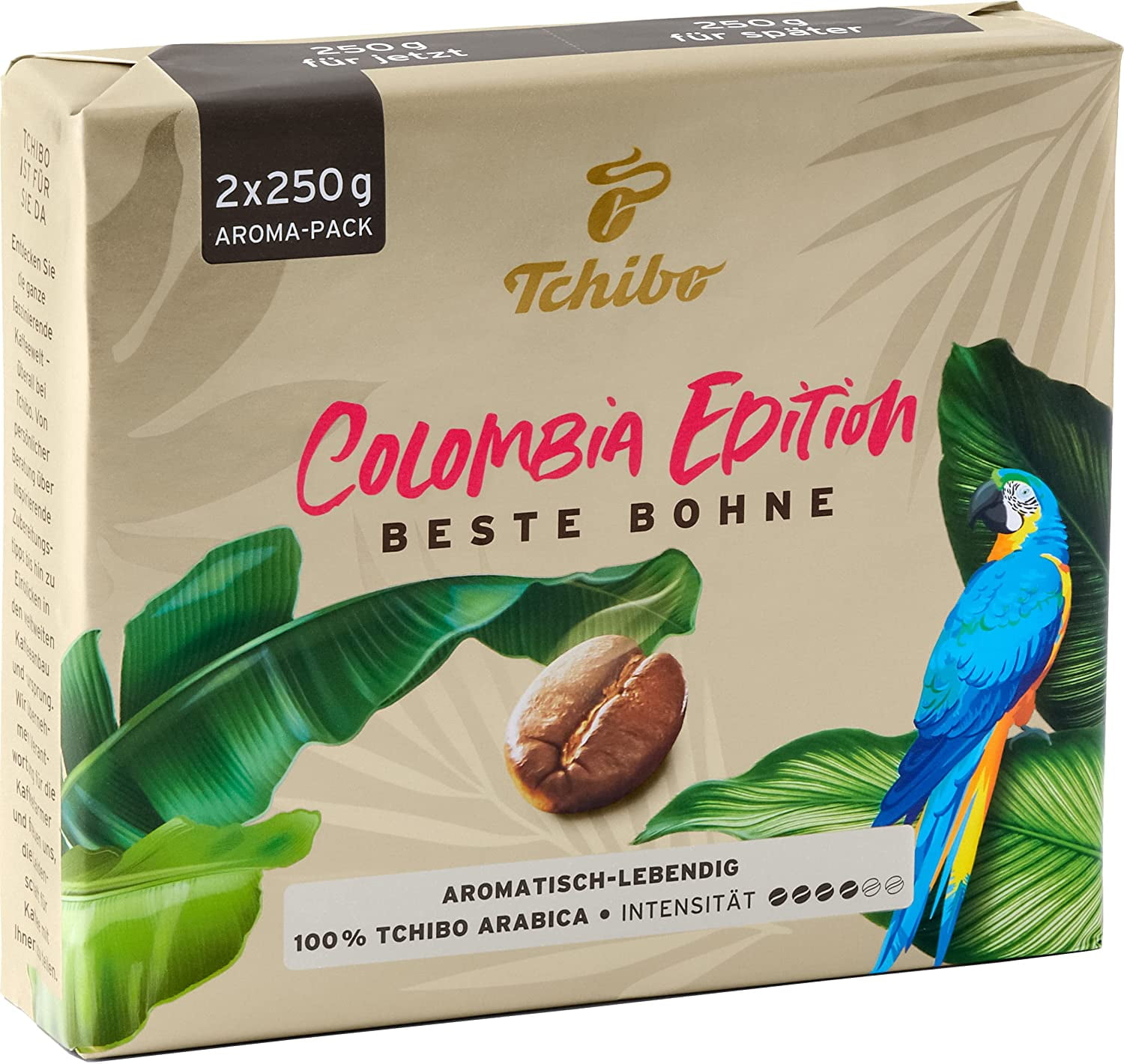 Tchibo Feine Milde Ganze Bohne Für Kaffeevollautomat Tchibo Feine Milde & Beste Bohne Edition Ground Coffee 17.6oz/500g