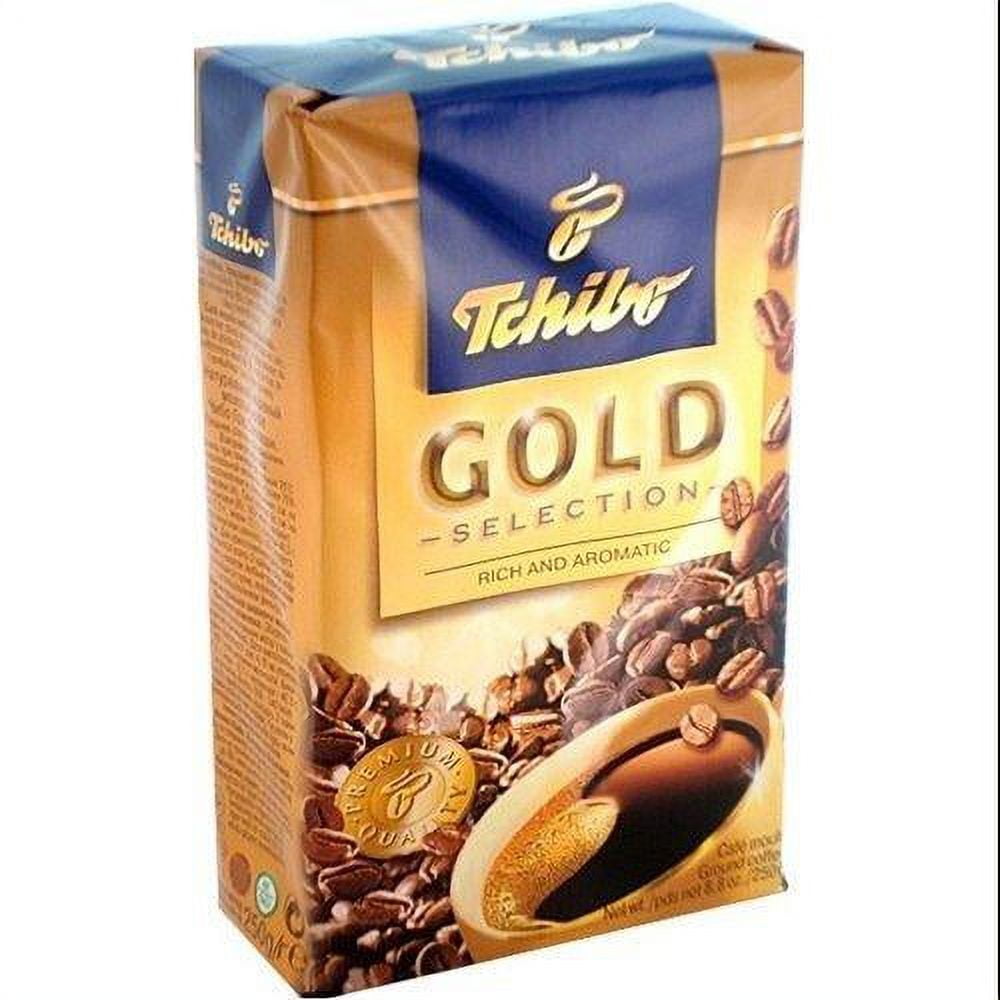 Tchibo Gold Selection Ground Coffee, Imported from Germany, 8.8-Ounce ...