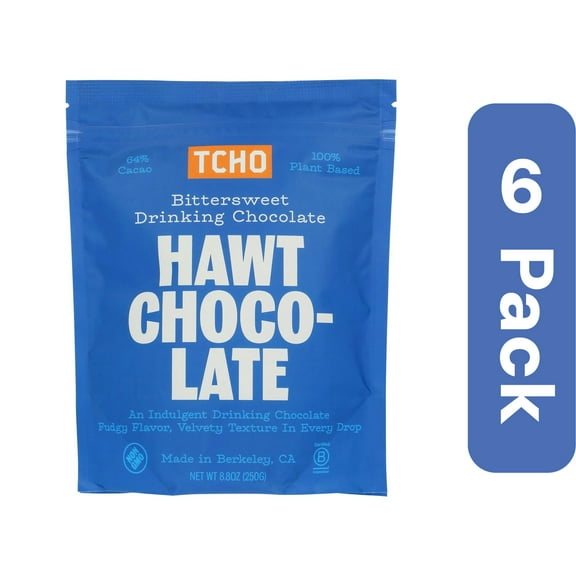 Tcho Hot Chocolate Bittersweet 8.8 oz (Pack Of 6)