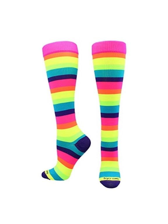 sports krazisox rainbow (multi-neon, medium)