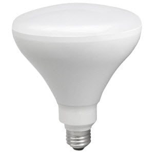 TCP 17 Watt BR40 LED 2400K 120V 1200 Lumen 82 CRI Medium (E26) Base Dimmable Bulb (LED17BR40D24K)