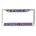 thumbnail image 1 of Tcu Horned Frogs Metal Inlaid Acrylic License Plate Frame, 1 of 1
