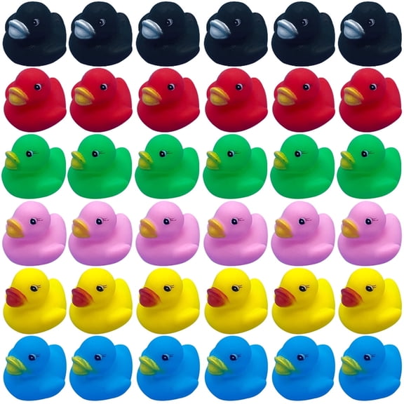 Tcwhniev 100 Pcs Rubber Ducks,Assorted Ducks Toy for Kids, Sensory Play, Stress Relief, Baby Bath Toy Rubber Duck for Shower Birthday Summer Beach Pool Activity Party Favors Gift