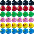 thumbnail image 1 of Tcwhniev 100 Pcs Rubber Ducks,Assorted Ducks Toy for Kids, Sensory Play, Stress Relief, Baby Bath Toy Rubber Duck for Shower Birthday Summer Beach Pool Activity Party Favors Gift, 1 of 9