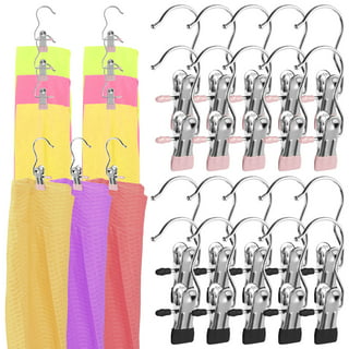 20 PCS Laundry Hooks Clips Clothes Pins Hanging Clip Plastic Hanger 360  Degree Rotating Hook for Home Travel Swivel Hanging Hooks Drying Clip  Shower