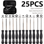 Tcwhniev 25 PCS Carburetor Adjustment Tool, Carburator Adjusting Kit for 2-Cycle Small Engine