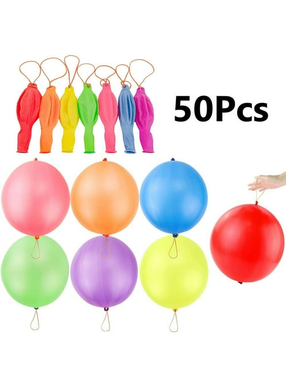 Tcwhniev - 50 Pcs 18" Party Punch Balloons - Easy to Inflate,Party Balloons, Wedding Balloons for Decoration