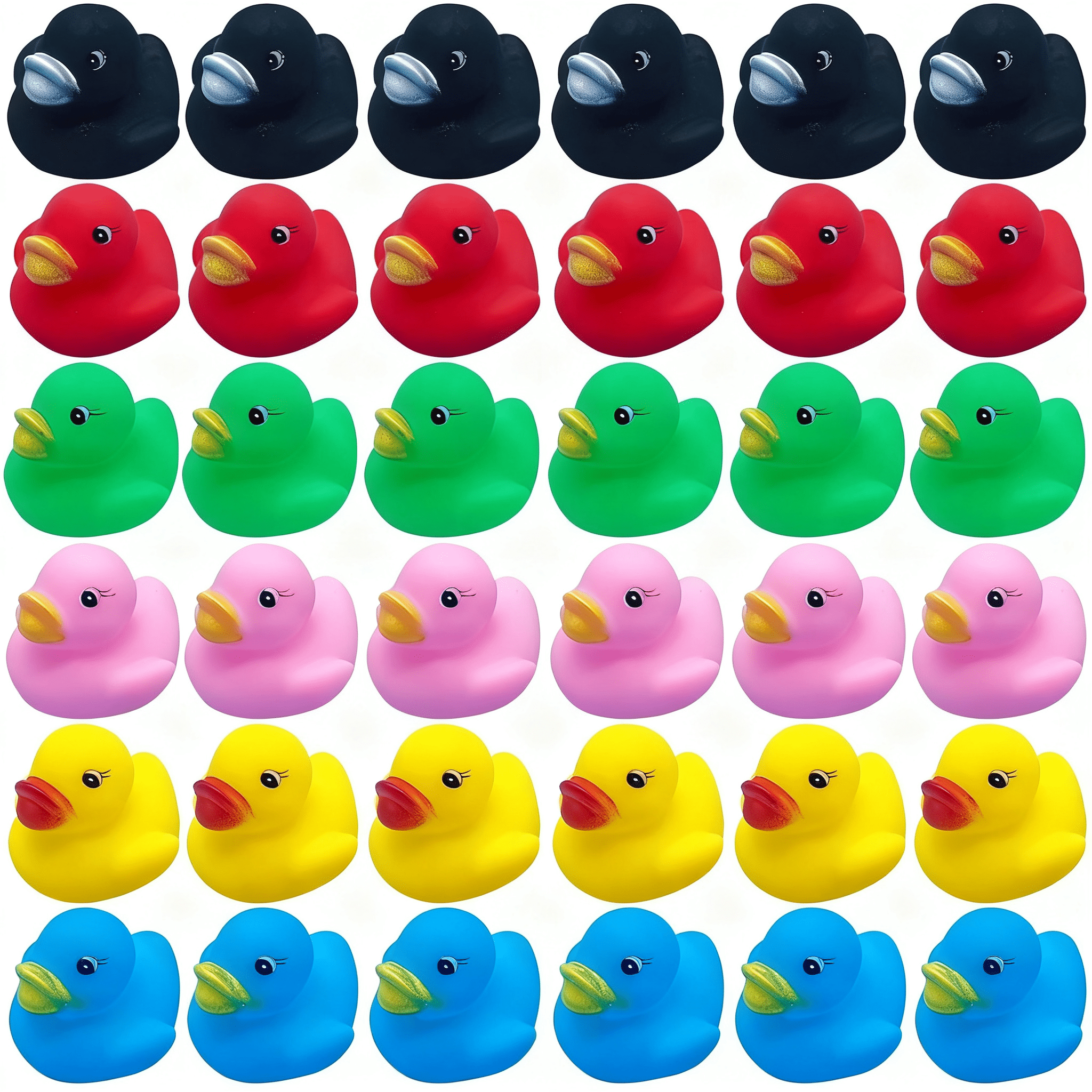 Tcwhniev 50 Pcs Rubber Ducks,Assorted Ducks Bath Toy,Bath Floater,Bath Toys Rubber Duck for Shower Birthday Party Favors Gift