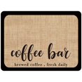 thumbnail image 1 of Tcwhniev Coffee Mat Hide Stains Rubber Backed Coffee Bar Countertop Mat Waterproof Placemat Kitchen Counter Coffee Bar Accessories, 1 of 10