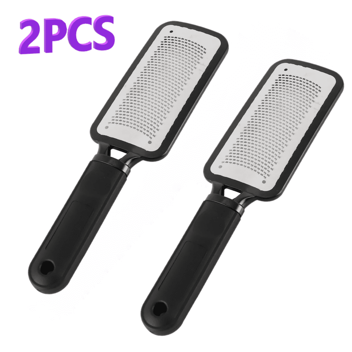 Tcwhniev Foot File Callus Remover, Premium Foot Rasp to Remove Hard Skin on  Both Wet/Dry Feet. Surgical Grade Stainless Steel File（2PCS）