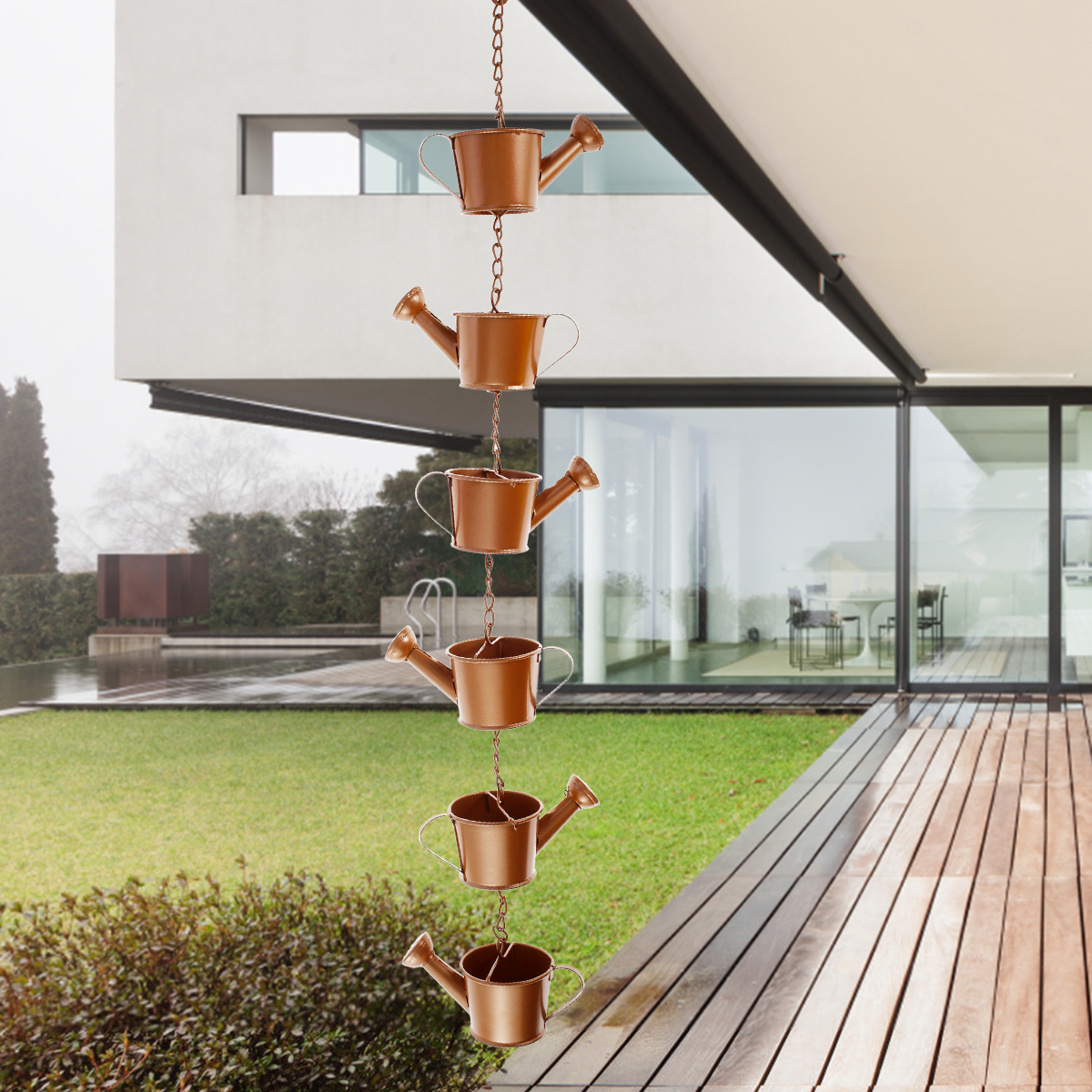 Ornate Hanging Rain Chains