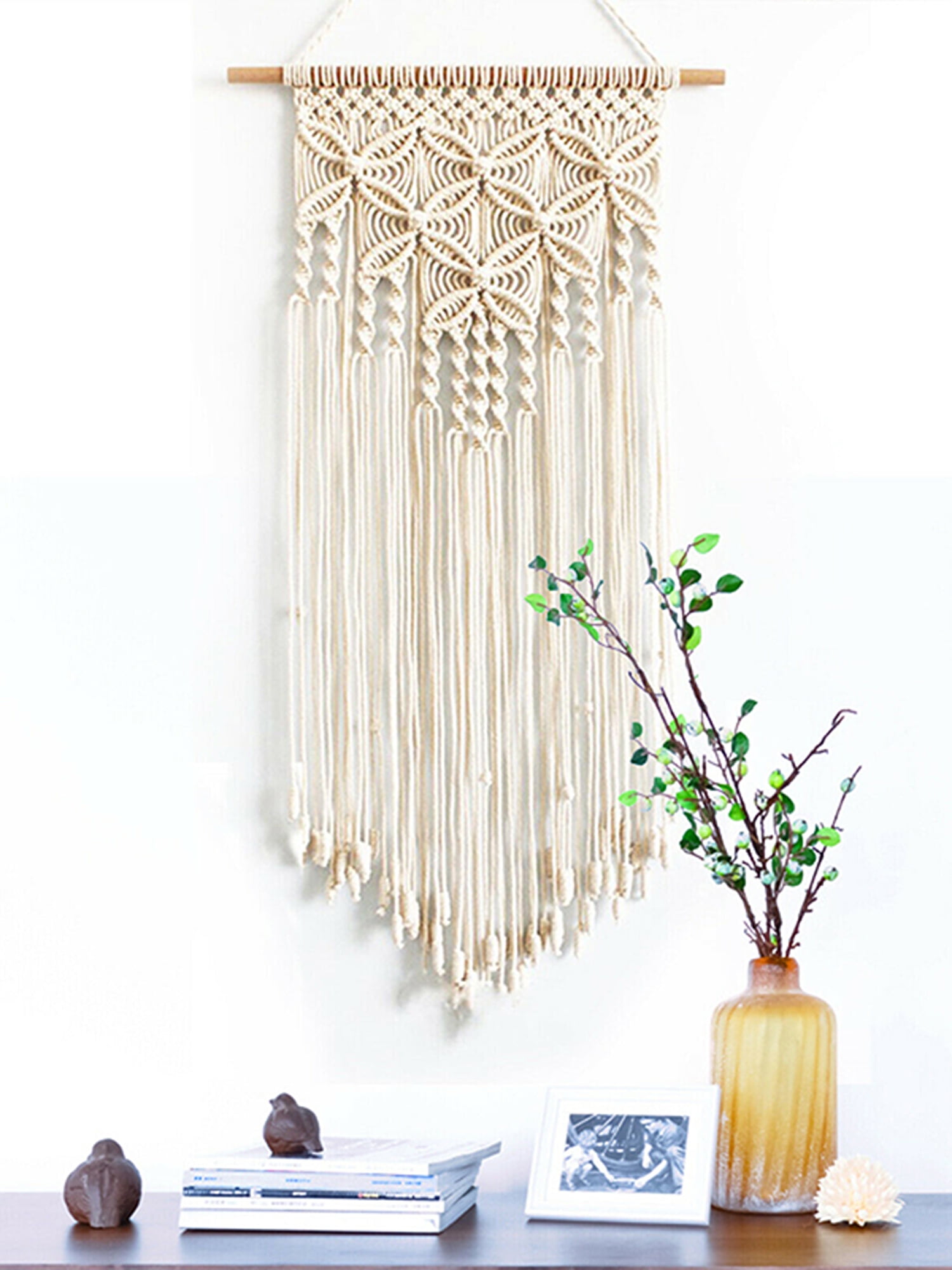 Boho Macrame Woven Wall Hanging for Home Decor