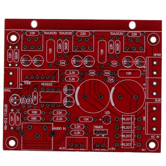 Tda2030A 2.1 Super 2.1 Subwoofer Amplifier Board Three-Channel Speaker Audio Amplifier Board