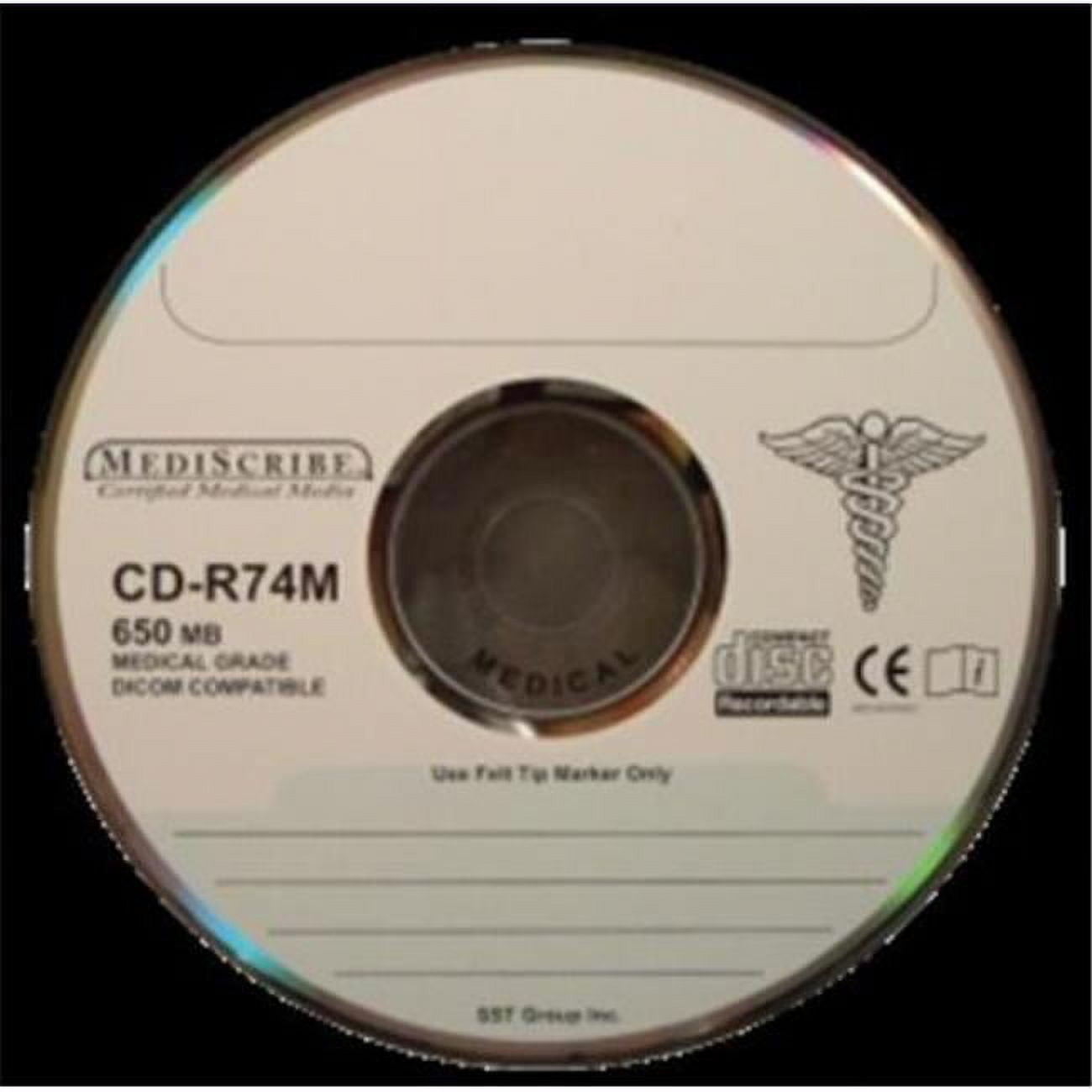 Tdk Cd-r80mtpm100 Disk Cd-r 80 Min Medical Grade 700mb Silver Thermal ...