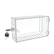 Tdoenbutw Clearance! Thermostat Lock Box Thermostat Box Thermostat with A Key Lock Transparent Cover Easy Installation Fit Thermostat Cover， Clearance Sale
