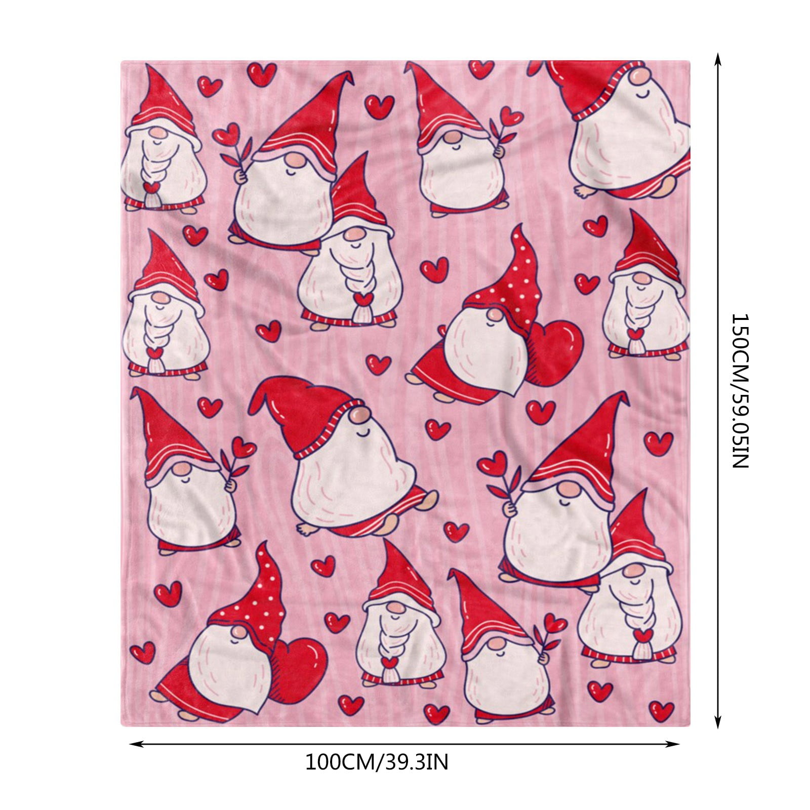 Tdoenbutw Cooling Blanket Valentine'S Day Blanket Flannel Decorative