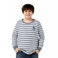 thumbnail image 1 of Tdoqot Boys Graphic T Shirts Husky- Cotton Casual Long Sleeve Cute Kids Basic Tees White Size 14, 1 of 5