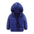 thumbnail image 1 of Tdoqot Boys Puffer Jacket with Hood- Casual Zip Up Fahion Warm Quilted Winter Coats Navy Size 14 Years, 1 of 3
