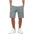 thumbnail image 1 of Tdoqot Boys Trendy Cargo Shorts- Elastic Waist Stretch Casual Relaxed Fit Kids Summer Shorts Gray Size 6, 1 of 7