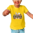 thumbnail image 1 of Tdoqot Easter Shirts for Toddler Girls Boys- Crewneck Kids Clothes Short Sleeve Cute T Shirt Yellow Size 4 T, 1 of 3