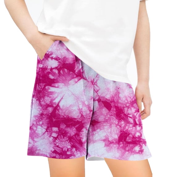 Tdoqot Girls Athletic Shorts with Pockets- Summer Fashion Soft Casual Active Play Shorts Multicolor Size 13-14